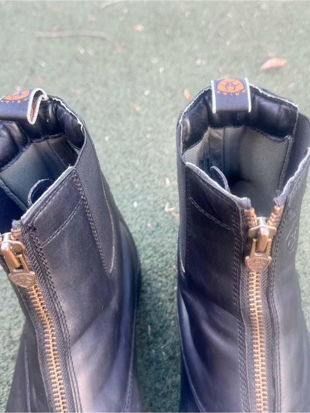 Ariat Women's Heritage III Zip Paddock Boots Black Leather Equestrian Size 11B - Picture 4 of 9